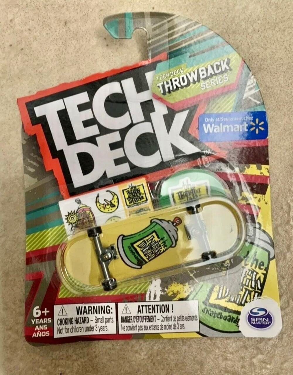 Tech Deck Throwback Series New Deal Fingerboard Walmart Exclusive New